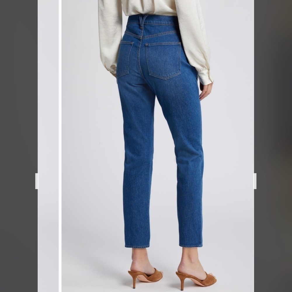 Veronica Beard Alenah Slim Straight Leg Jeans in Cornflower Size 27 - Picture 2 of 12